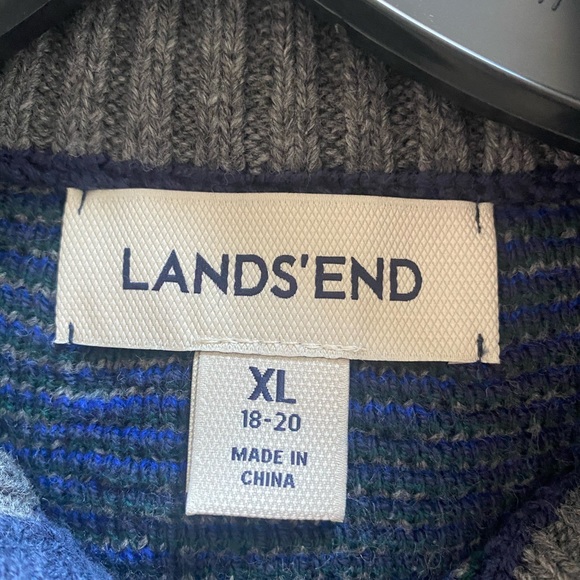 Lands'End XL (18-20) Camo Sweater - Picture 3 of 4